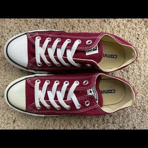 Maroon Converse